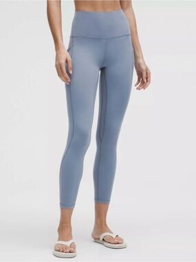 lululemon athletica High-Rise 7/8 Leggings in Dusty Blue